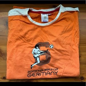 2006 Germany FIFA World Cup Orange T-Shirt Size XXL